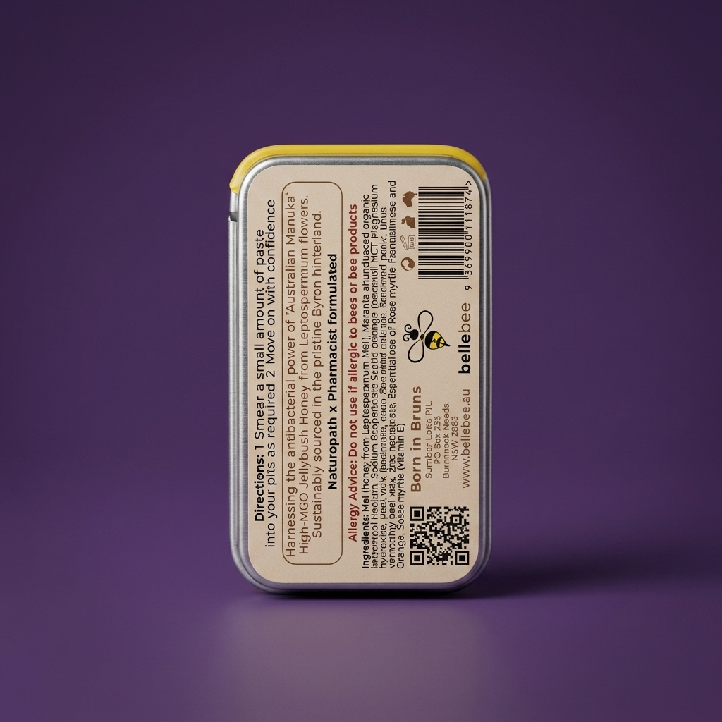 No Bee-O! Natural Jellybush Honey Deodorant
